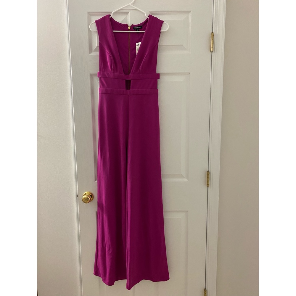 Express XS Pink Jumpsuit